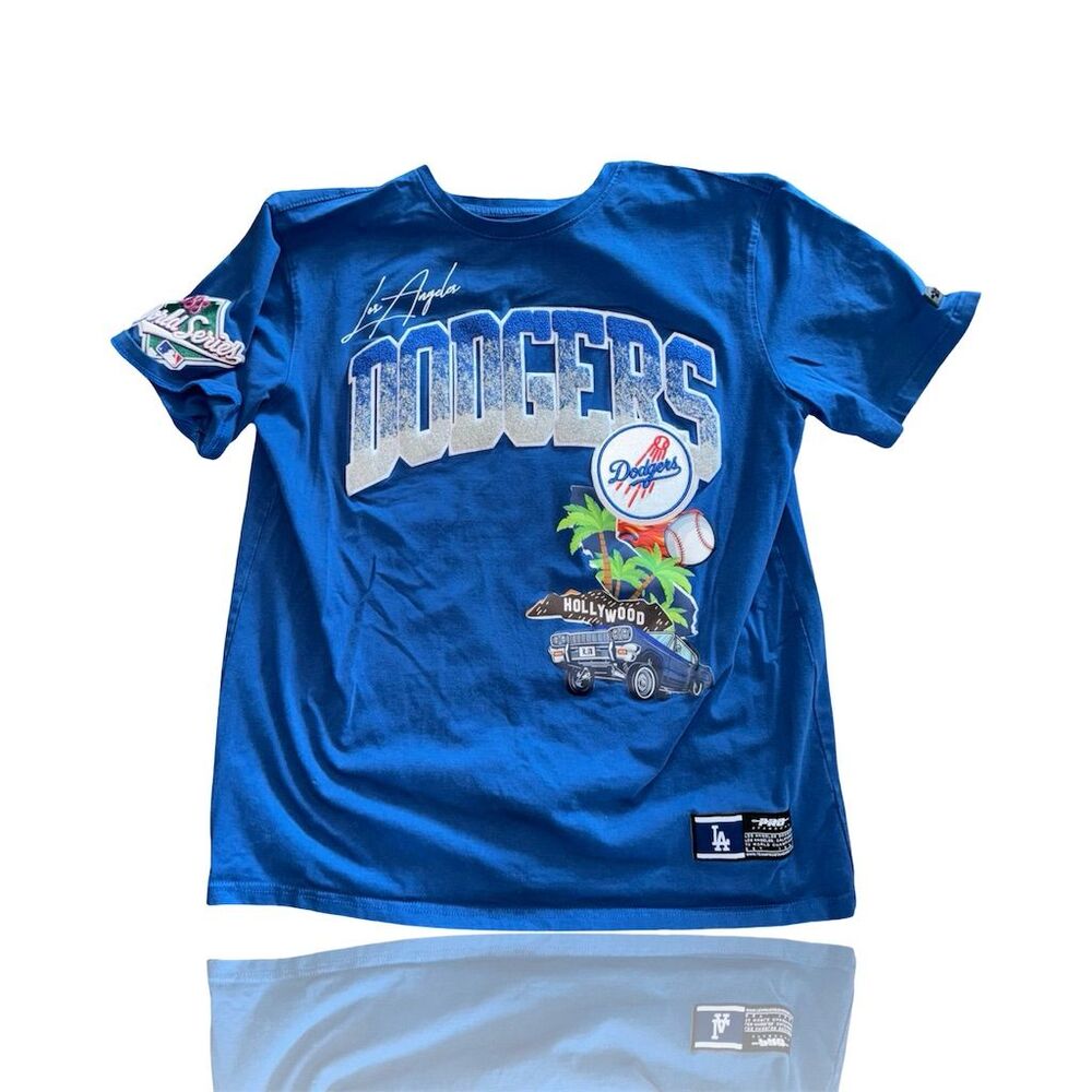 Pro Standard Men's Blue Los Angeles Dodgers Graphic T-Shirt Size L